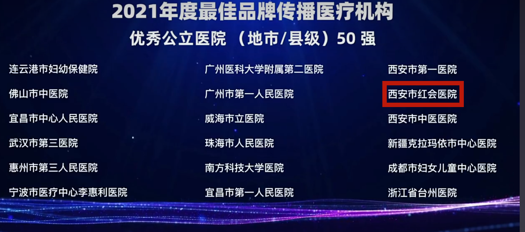 入围全国50强！西安市红会医院荣获这个品牌传播奖项