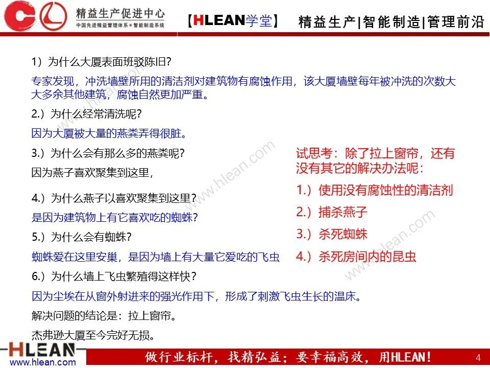 「精益學堂」至今 見過最詳細的5why分析