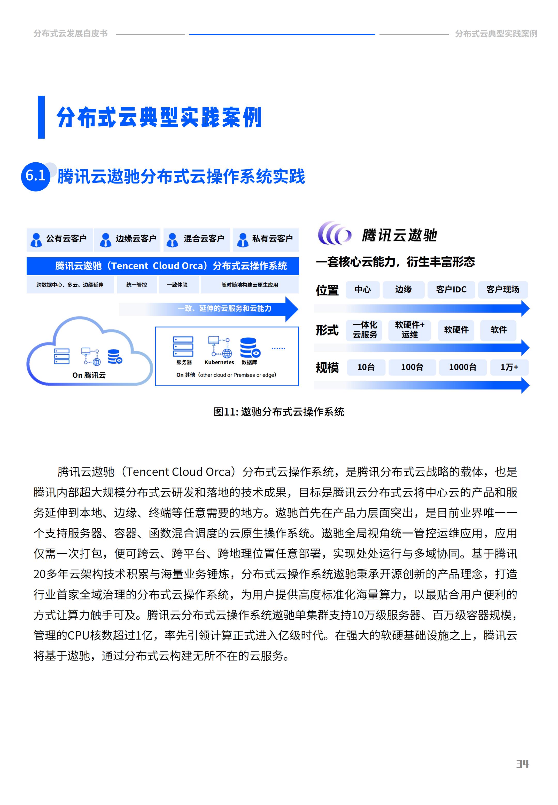 2022年分布式云发展白皮书，腾讯云&中国信通院，完整版47页