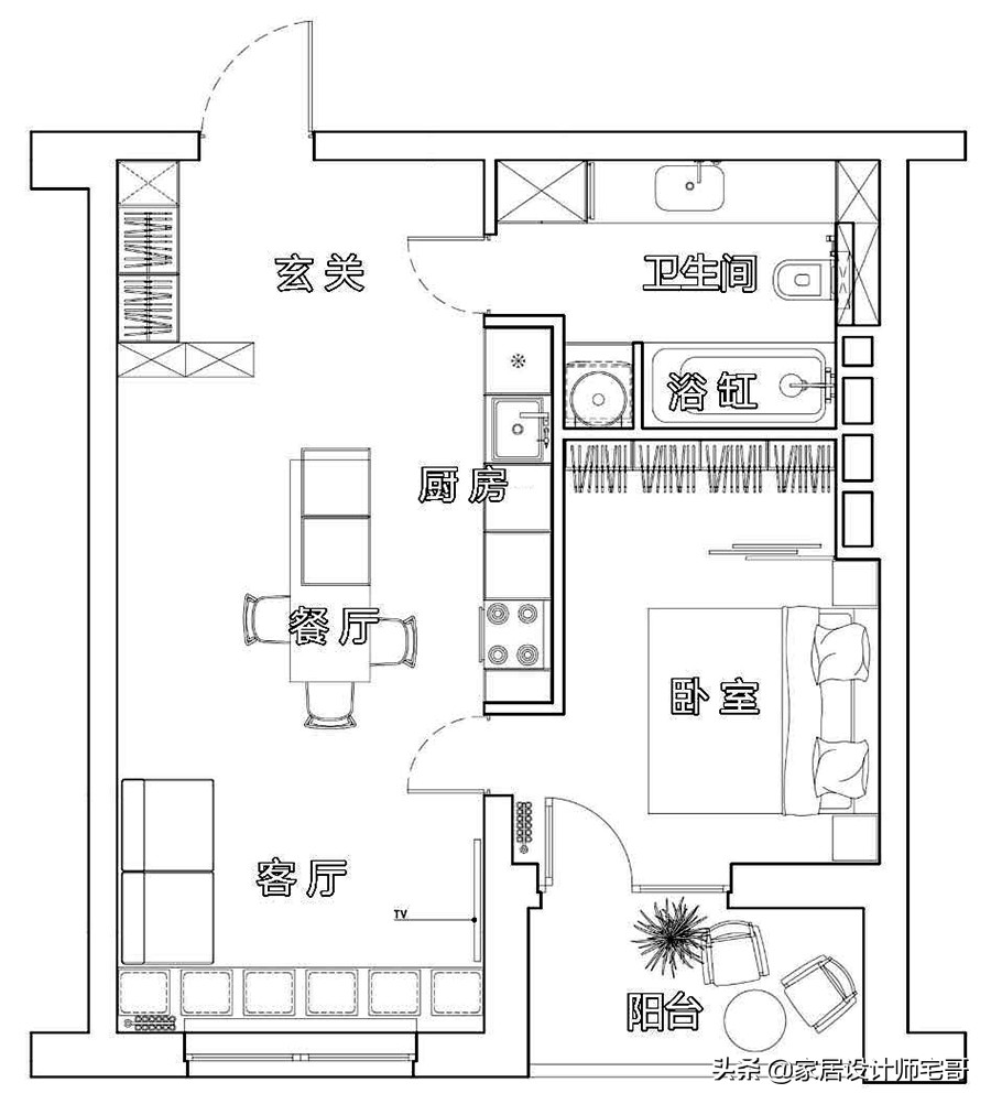 95后姑娘买下48㎡的小家独居，全屋大白墙、不吊顶，舒适又惬意