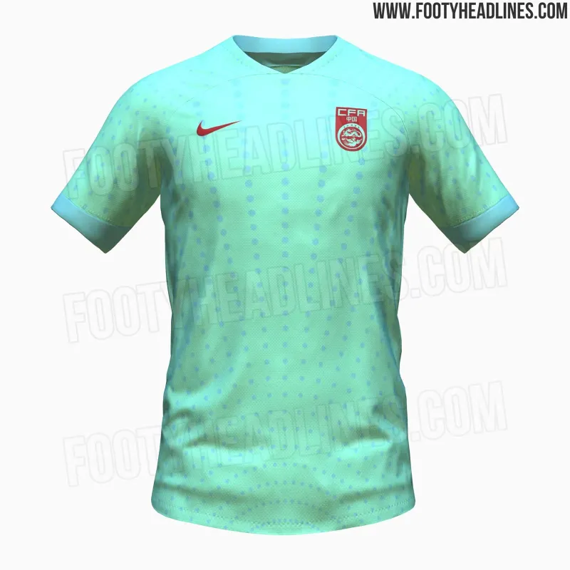 中国国家足球队队服(国足新版球衣大调整：主场依旧以红色为主色调，客场改为蓝绿色)