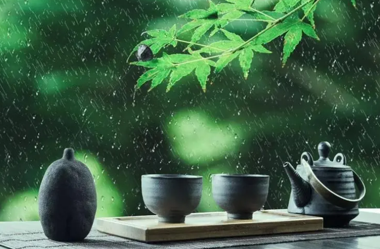 適合下雨天喝茶時發朋友圈的句子,格外有意境