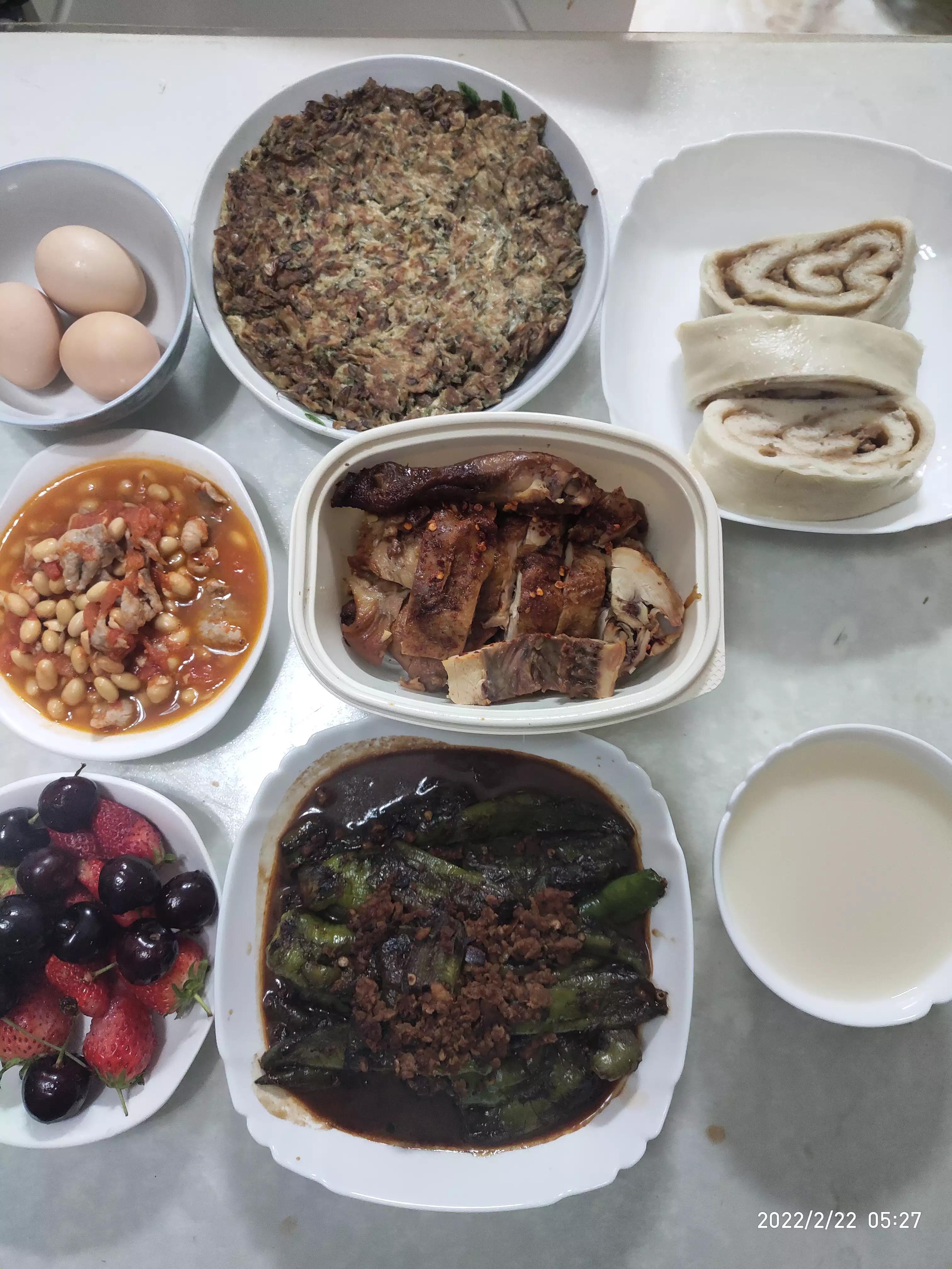 高三学生早饭吃的什么菜呢？高考倒计时：104天