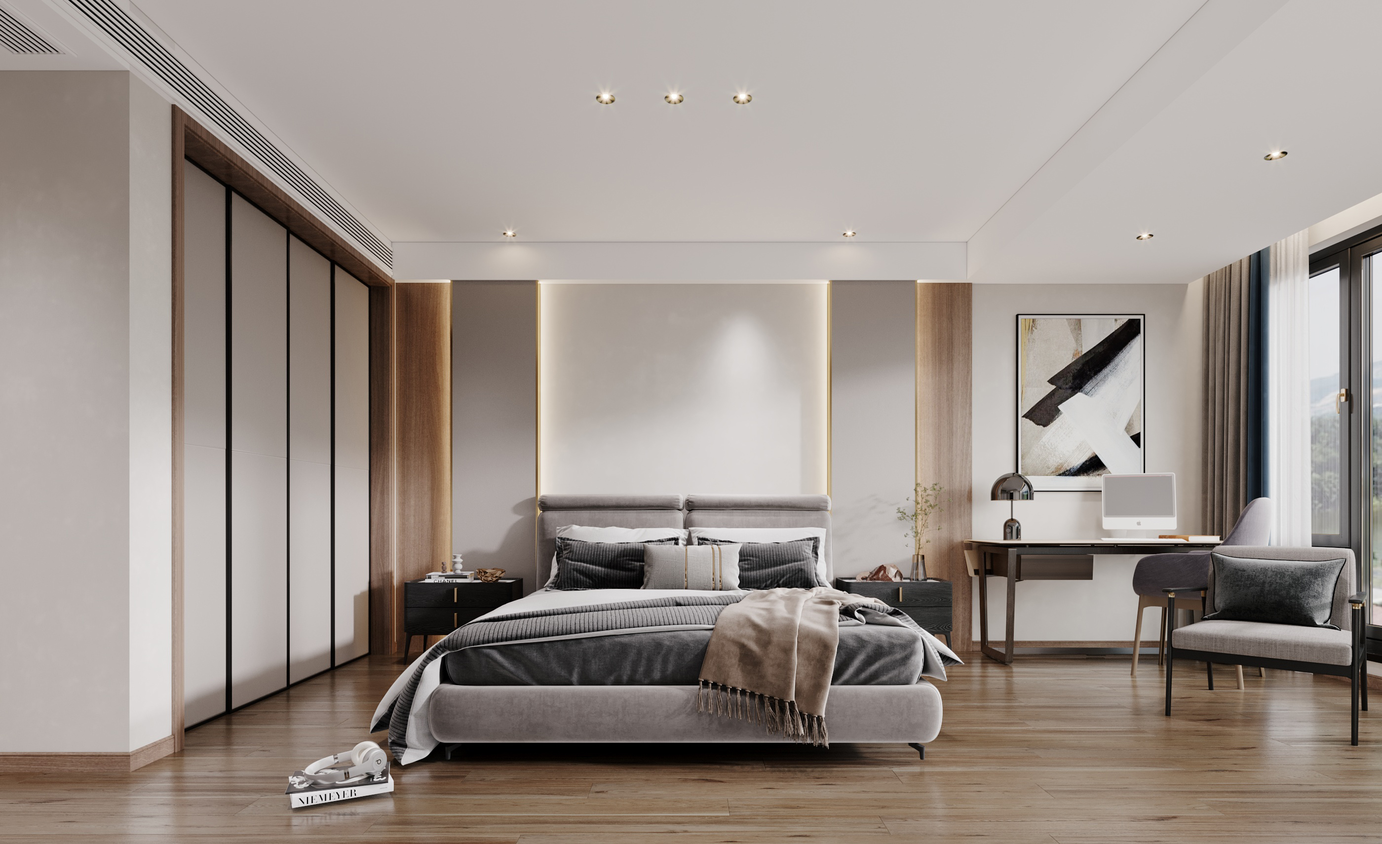 诸暨装修:553㎡禅意新中式风格装修,营造繁简有序的淡泊之意