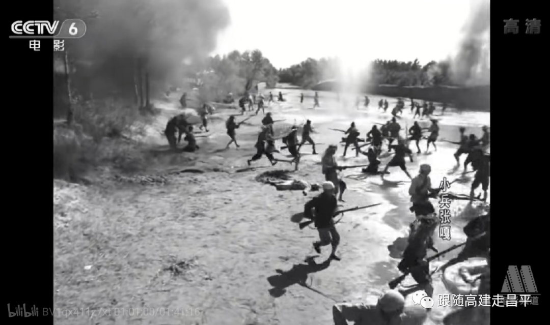 由著名导演执导的三部影片中的昌平沙河镇的影像