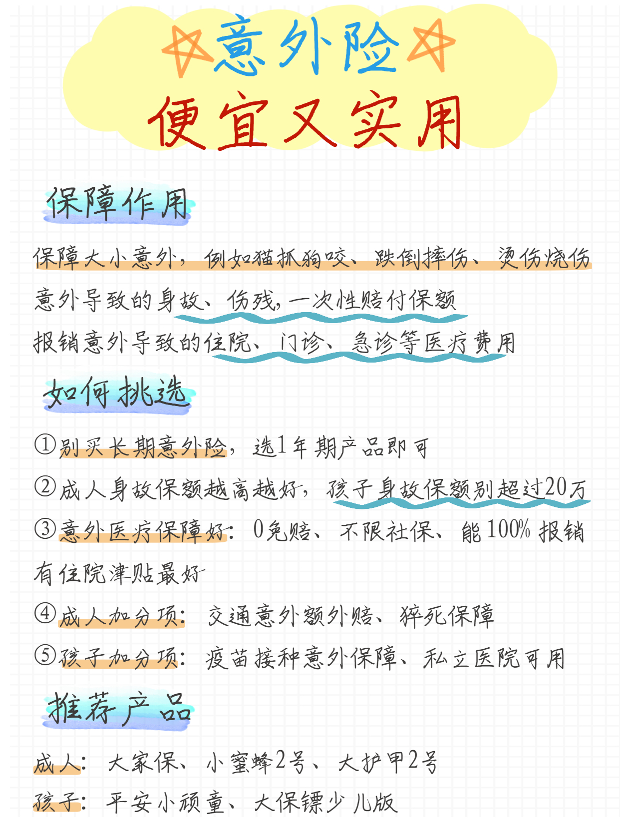 研究了一个月，终于用6500配齐了全家保险