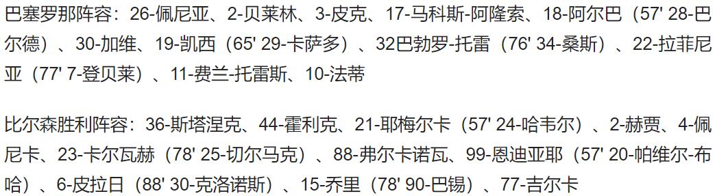 2淘汰巴萨欧冠晋级(欧冠-巴萨4-2比尔森胜利 费兰·托雷斯梅开二度 拉菲尼亚两助攻)