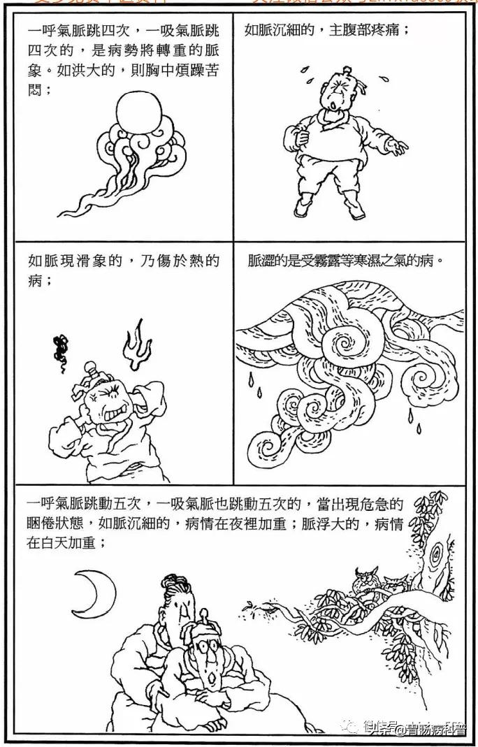 《漫画版八十一难经》第十四难：何谓"损脉"与"至脉"？