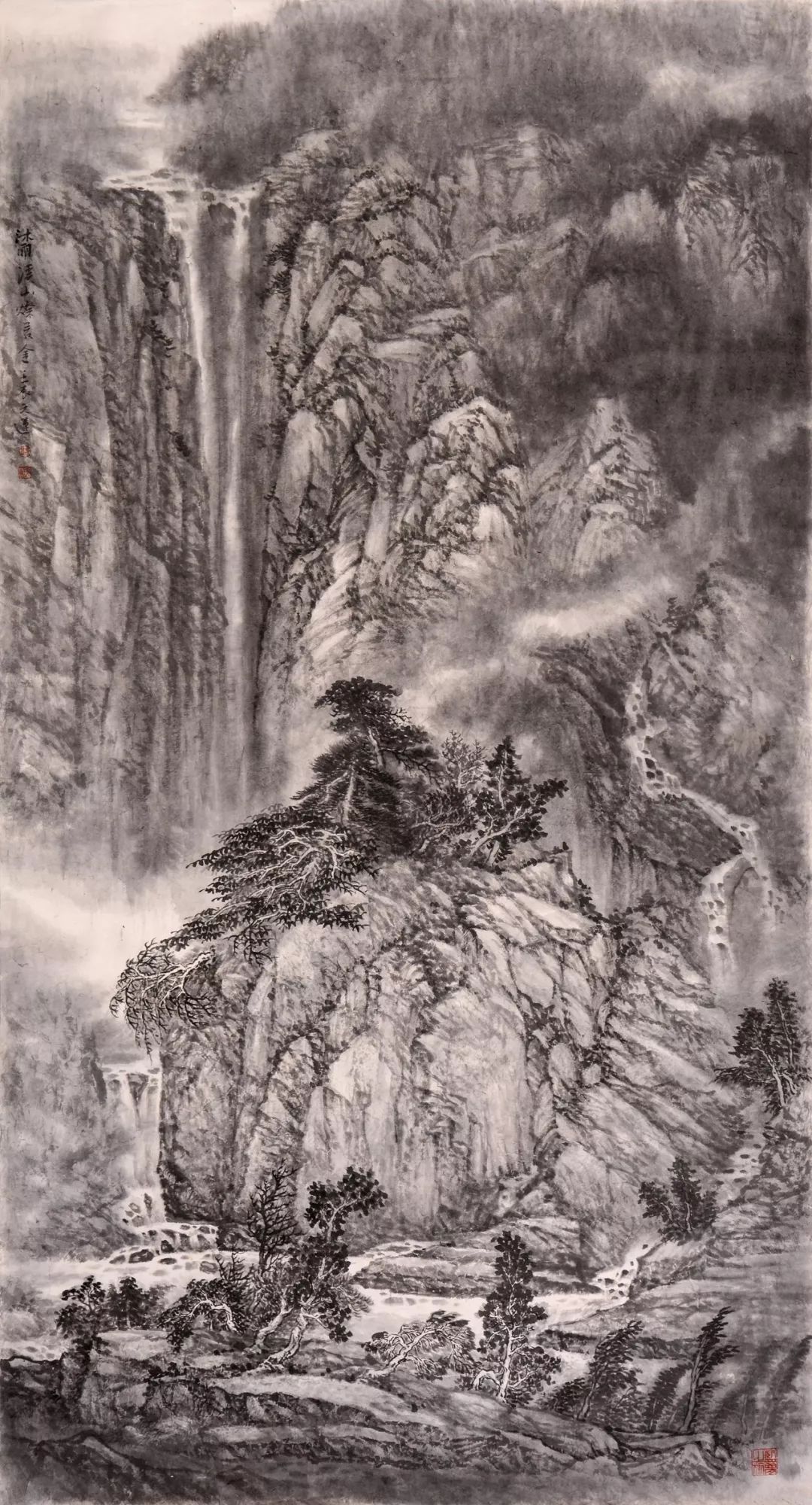 画家路天运山水画欣赏