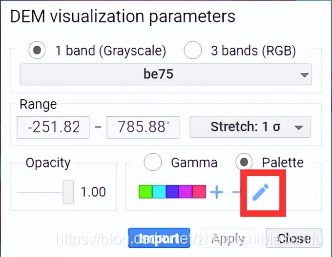 Google Earth Engine谷歌地球引擎GEE栅格图层可视化代码的嵌入操作
