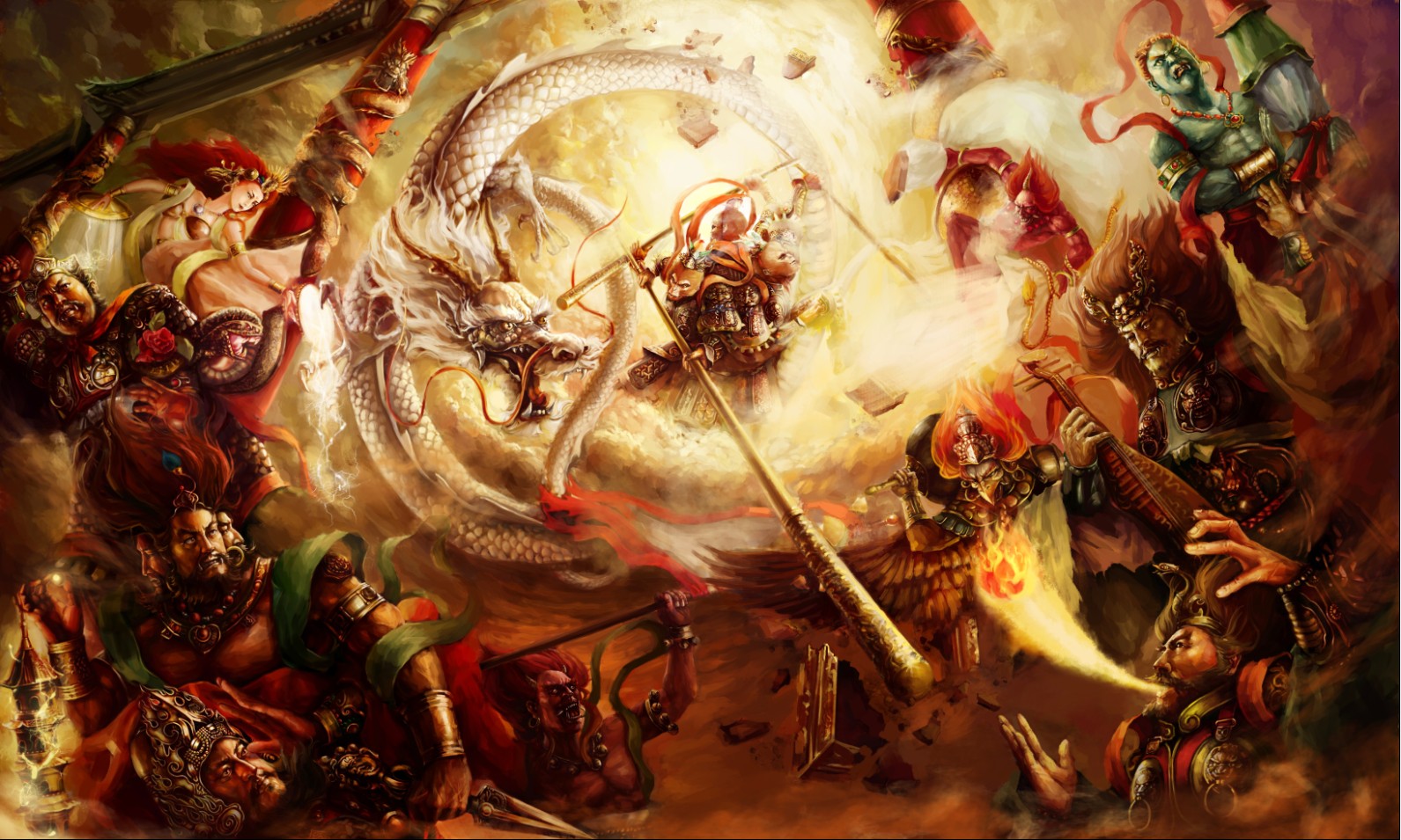 西游后传：孙悟空与哪位妖王大战，以至天穹崩裂？