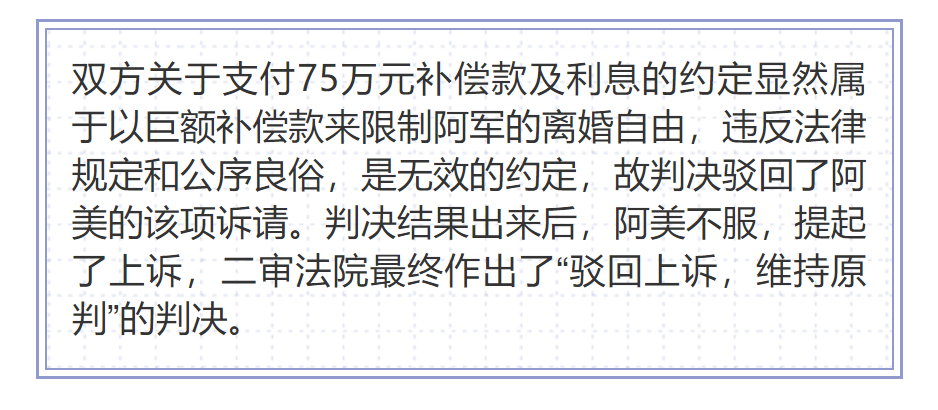 男子起诉离婚，妻子拿出“保婚”协议索赔75万！协议有效吗？判了