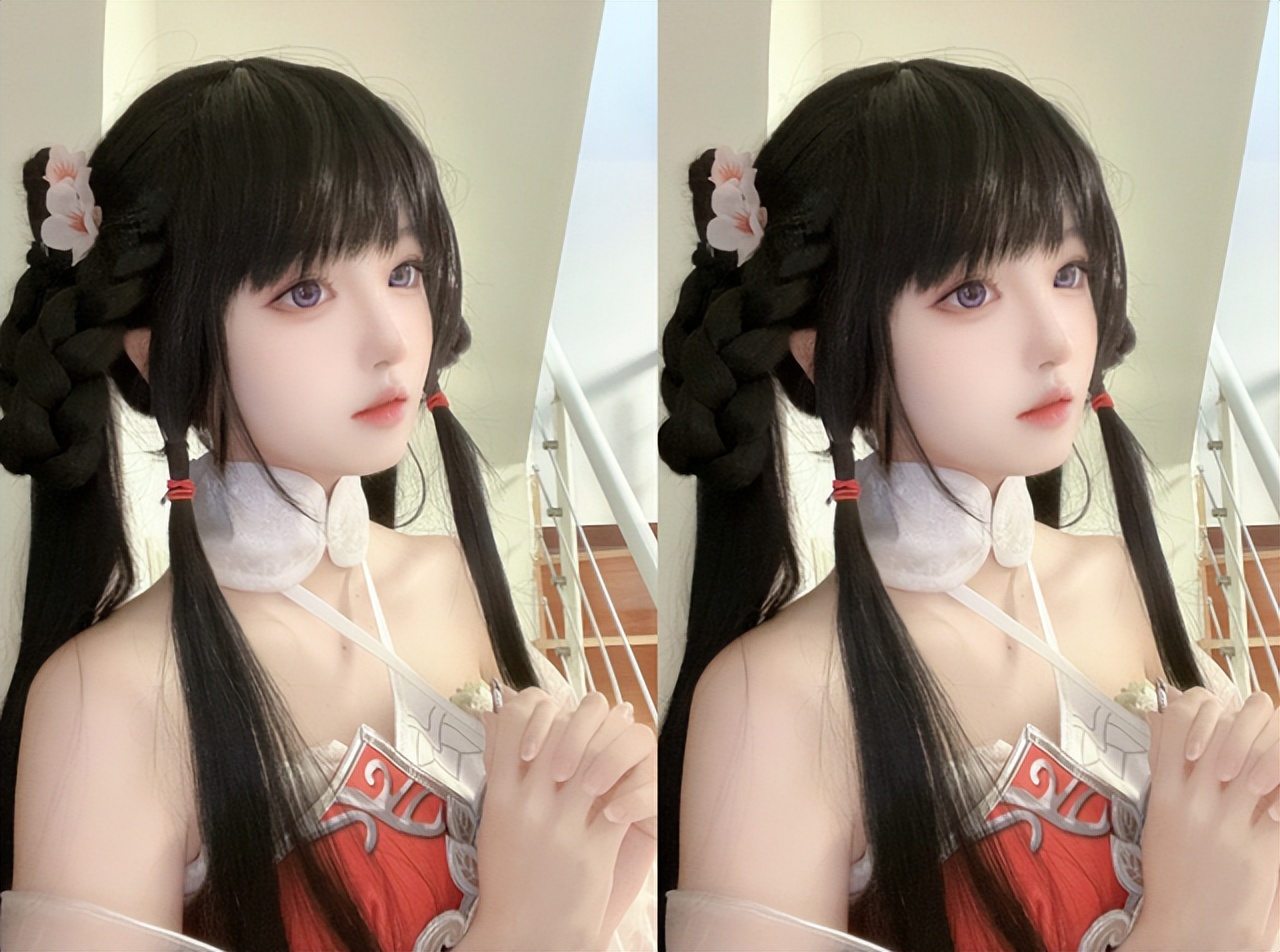 小美女COS《完美世界》火灵儿堪称一比一还原-哪边嗨