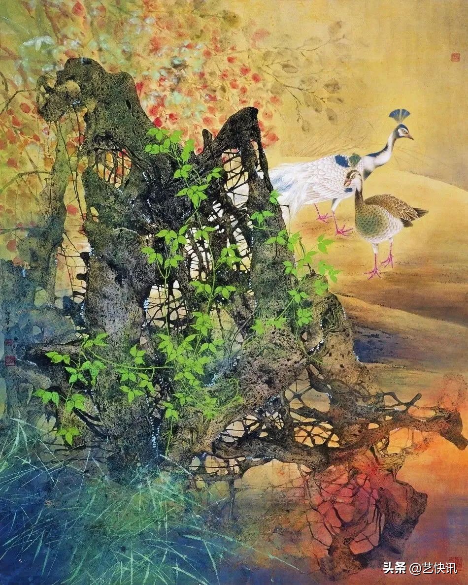 自强不息 · 德立坤华 | 郑坤华-工笔花鸟赏析