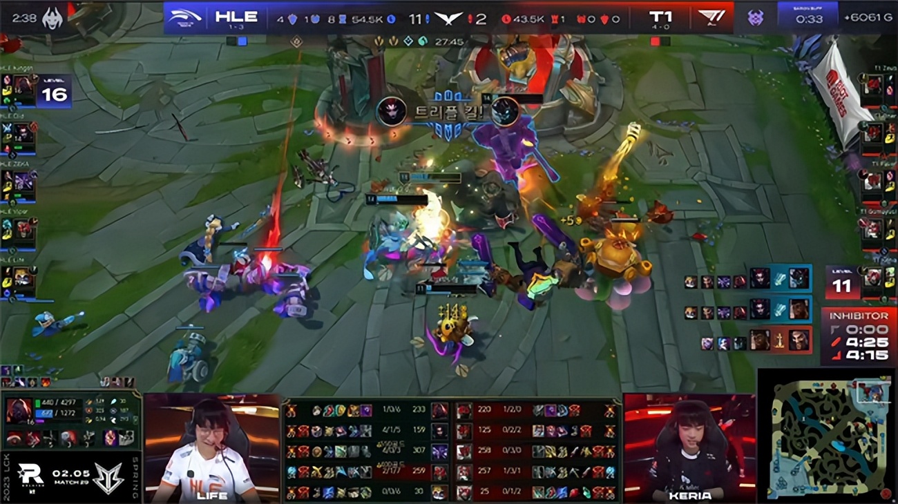 LOL-LCK:S12冠军上中化身T1一生之敌,HLE爆冷2-1终结T1四连胜