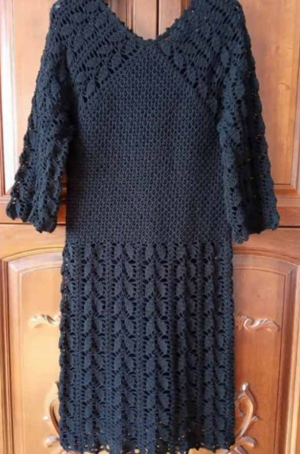 还在买裙子穿?看看钩针编织的春秋季长裙,这也太时尚了吧