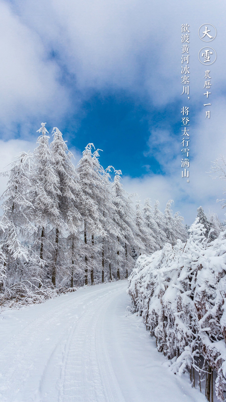 万象晓一色，皓然天地中——大雪，盛大之雪，皓然之心