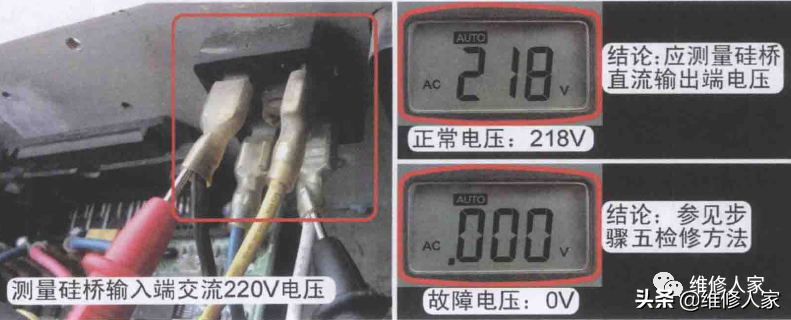 变频空调通信电压分析与检修流程