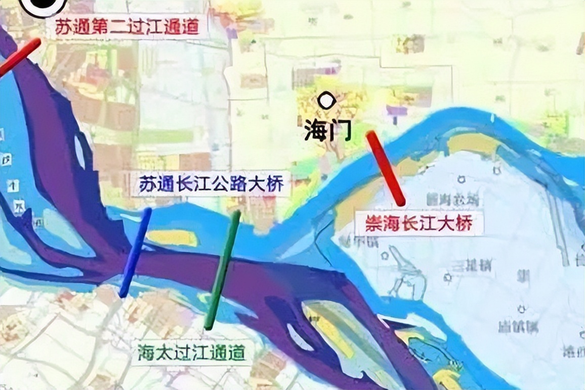 江苏将建一座过江通道，公铁两用，可缓解苏通长江大桥的交通压力