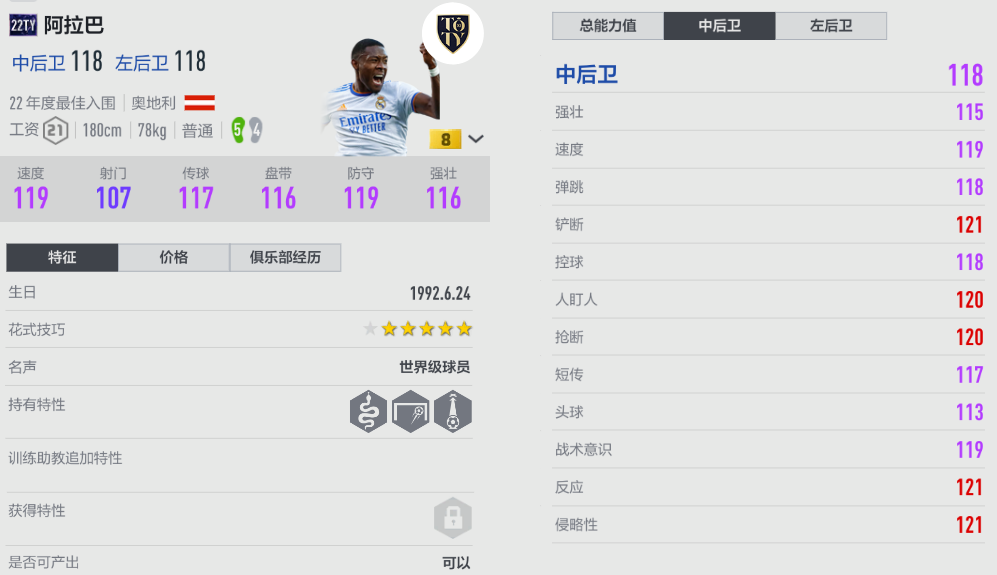 fifa足球世界传球（FIFA ONLINE 4 - 盘点传球能力极强的后卫球员）