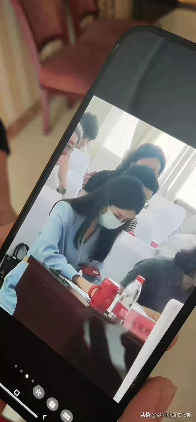 赵丽颖出席艺术家协会代表大会 一身蓝色套装精致干练