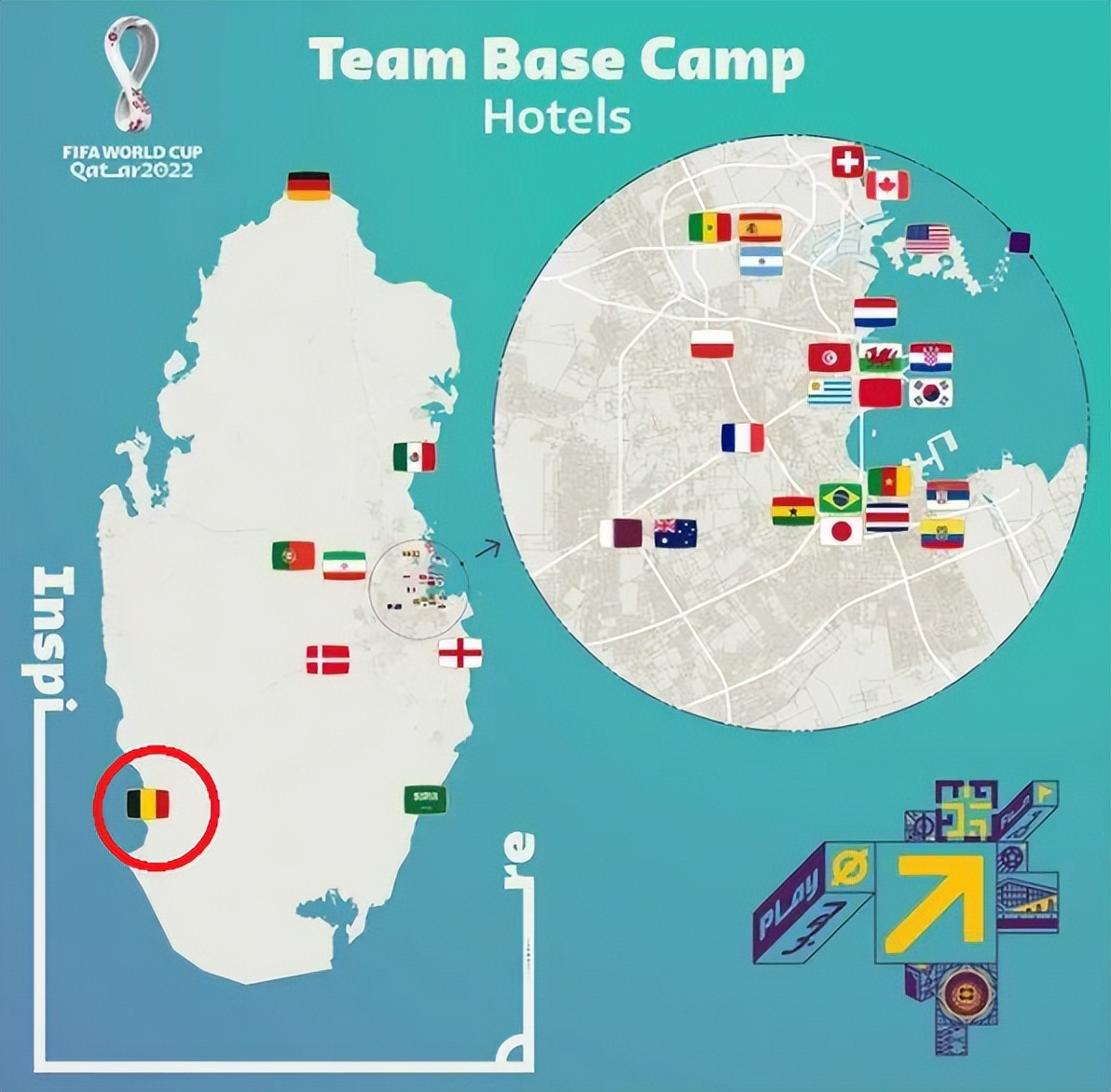 俄羅斯世界杯比賽地點（世界杯32支球隊都住哪兒？一起來看看）
