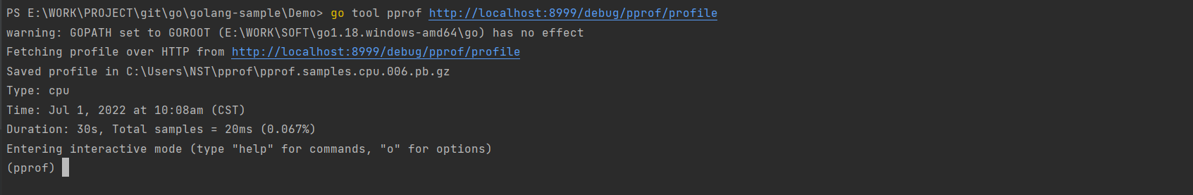 爱上开源之golang入门至实战第三章-CPU Profiling数据剖析