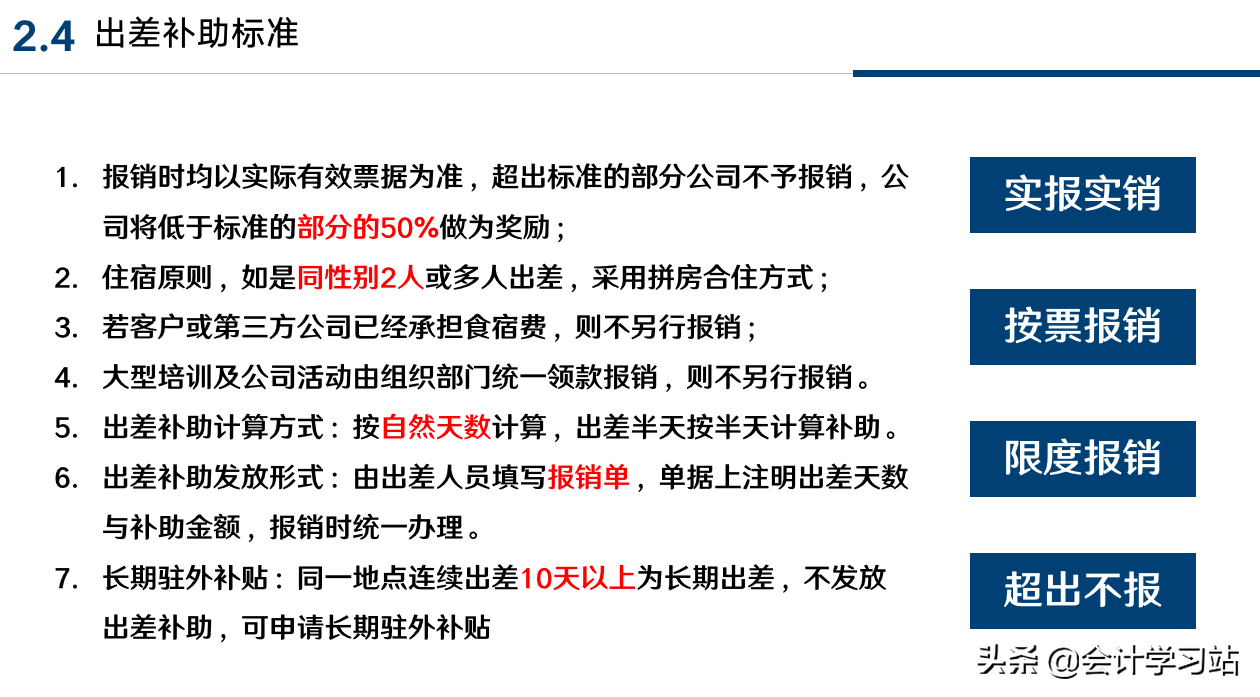 公司财务报销制度及流程：从日常费用报销到涉税审核要点，直接用