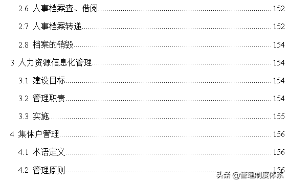 知名企业人力资源管理标准手册（200页）