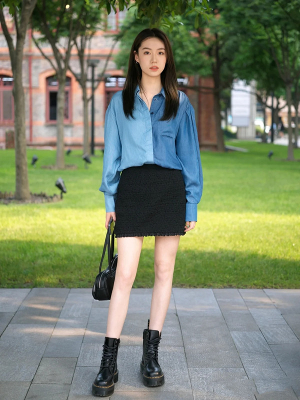 佩服夏天仍在穿“靴子”的女孩，真的挺有魅力