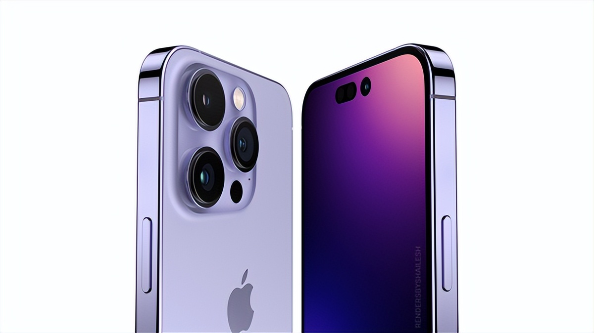 iPhone14 Pro概念渲染图曝光：增紫色新配色