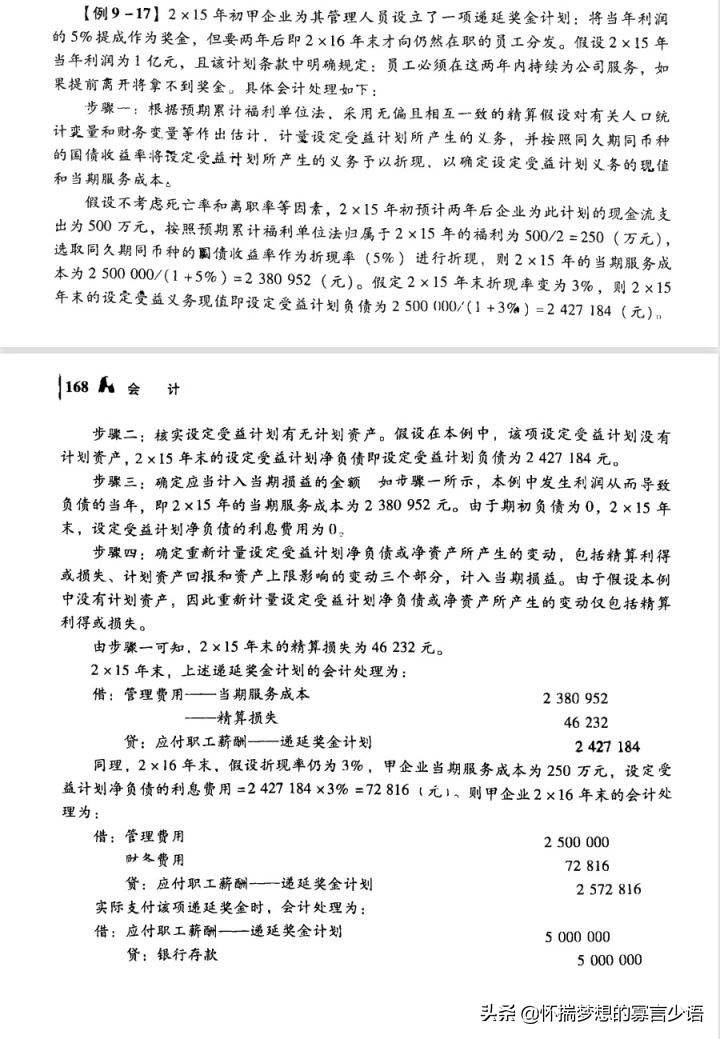 CPA《会计》教材例题（6-10章）