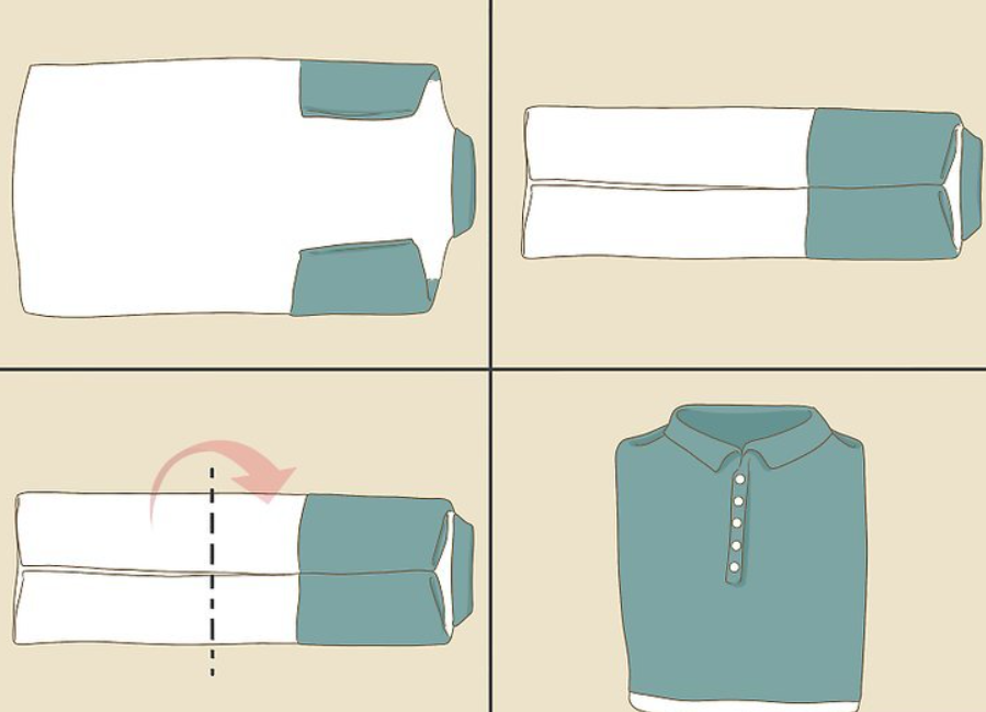 长袖衣服的叠法(长袖衣服的叠法,你学会了吗?) 