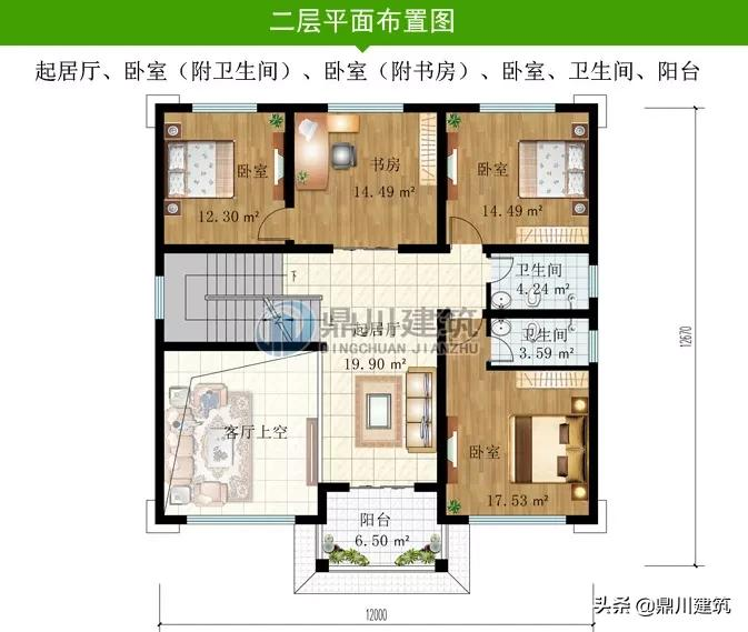 6套三层欧式别墅，对称设计经典大气，布局才是最有看点的