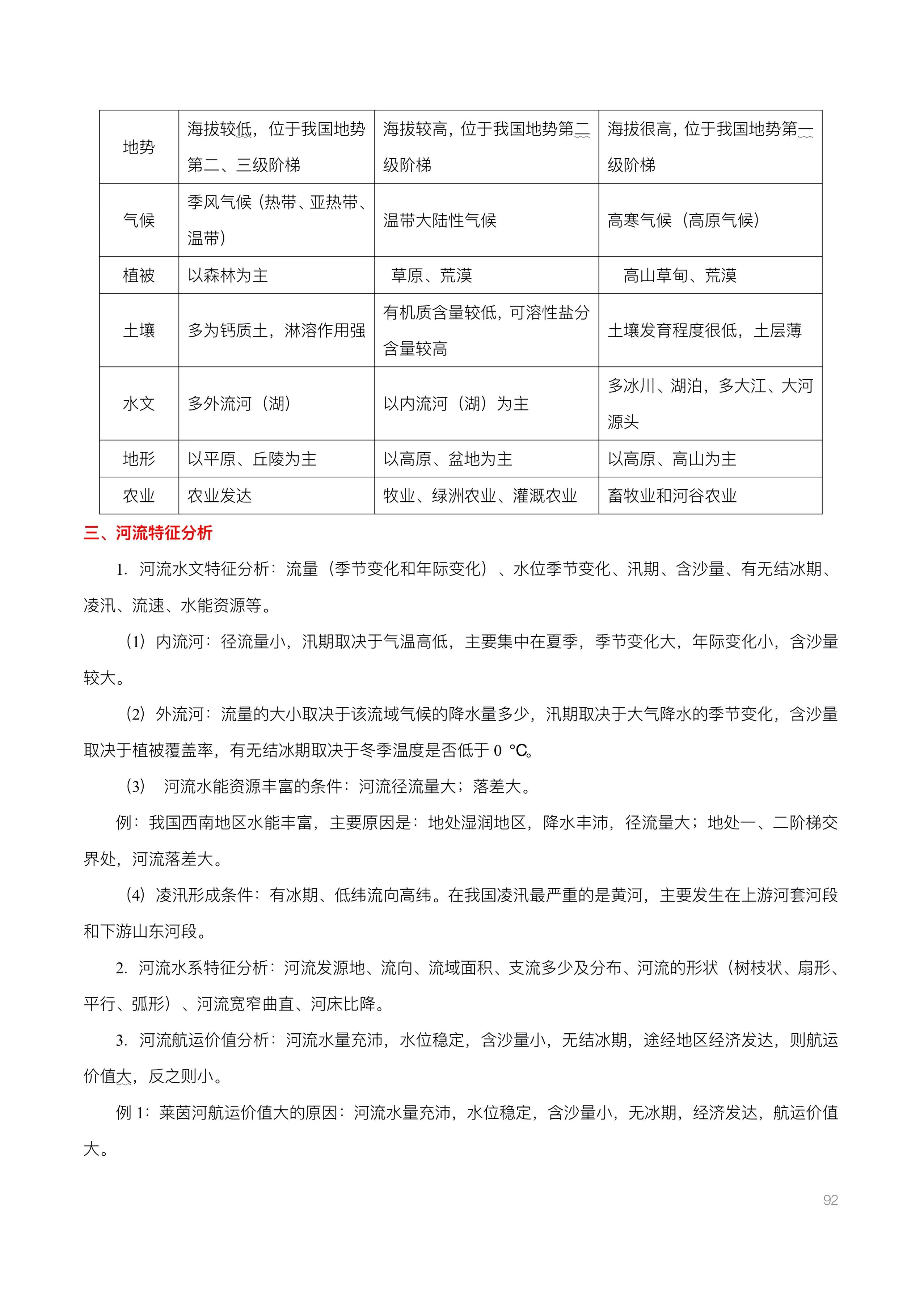 高考地理基础知识超全合集整理，易混淆的概念纠正