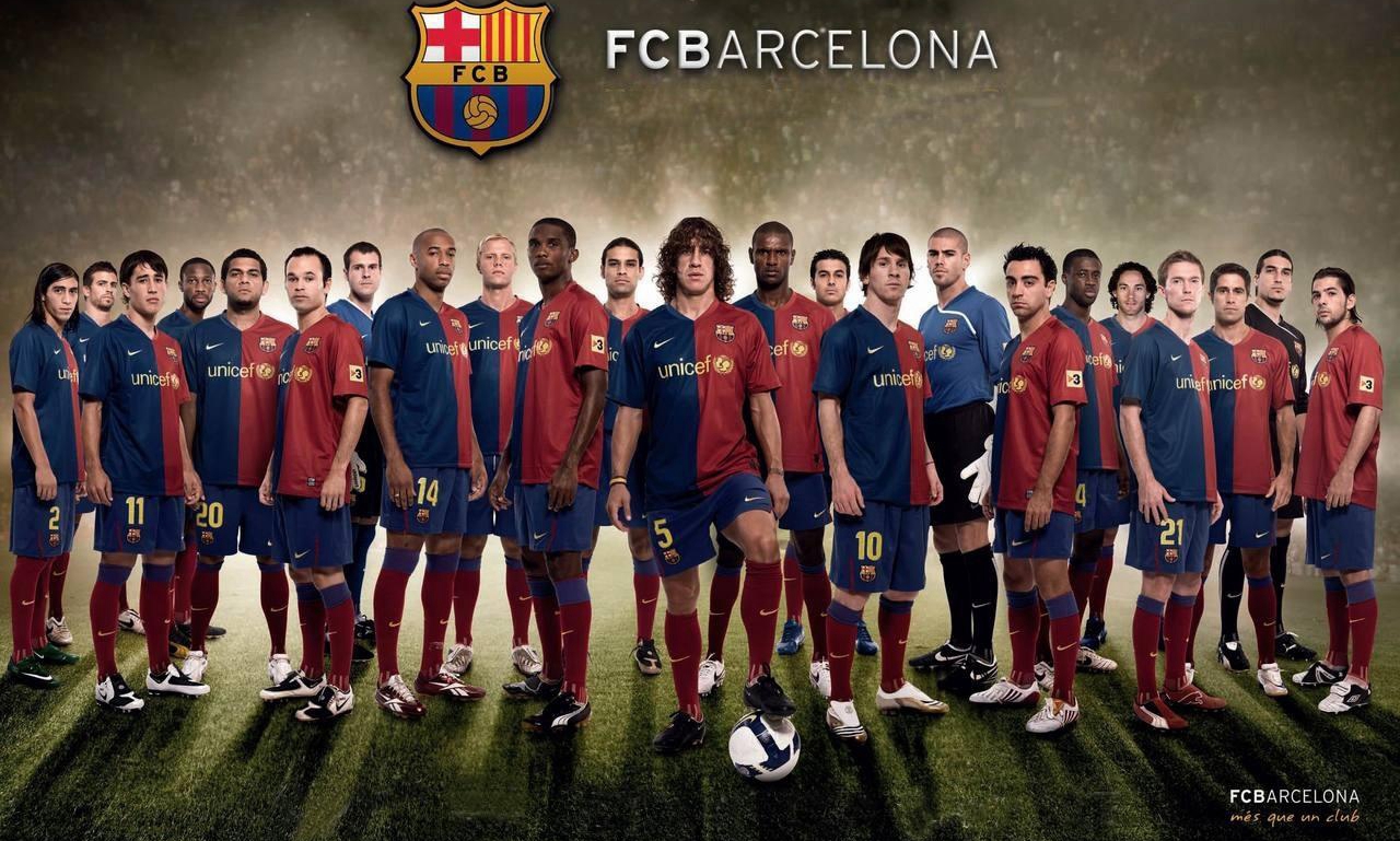 普约尔发声科曼在新闻发布会上发表(梦幻星空:巴塞罗那历史最佳阵容