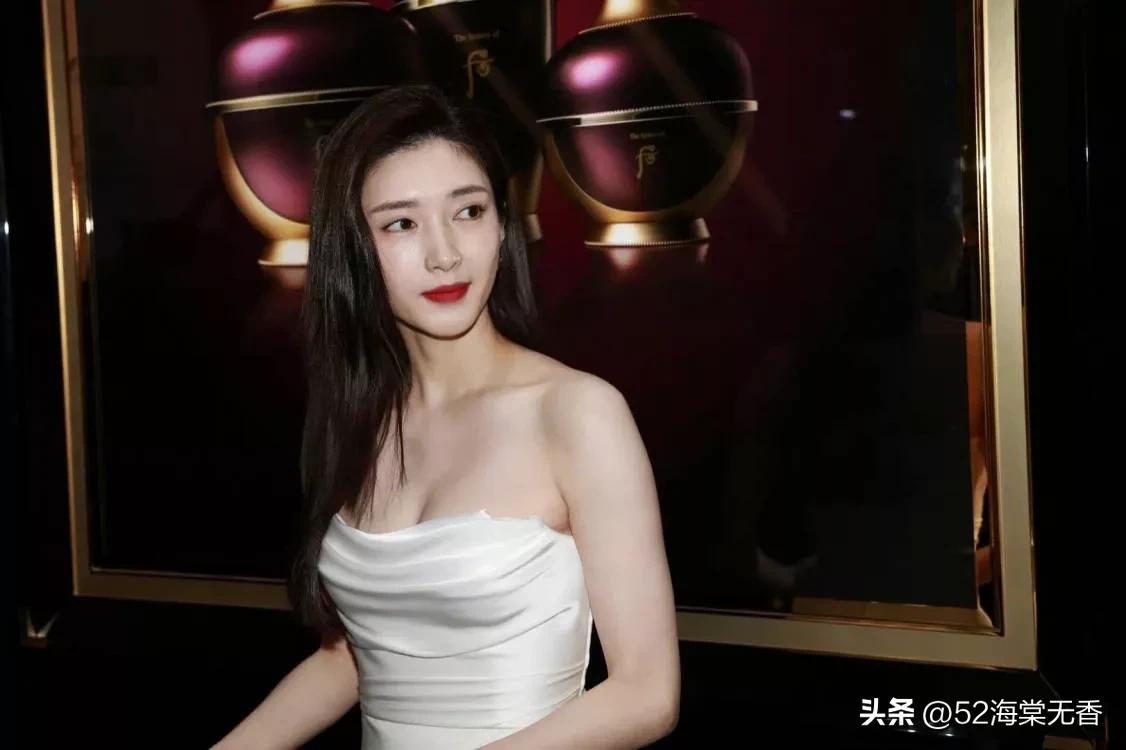 江疏影，有点事业女强人的感觉，不过确实很美