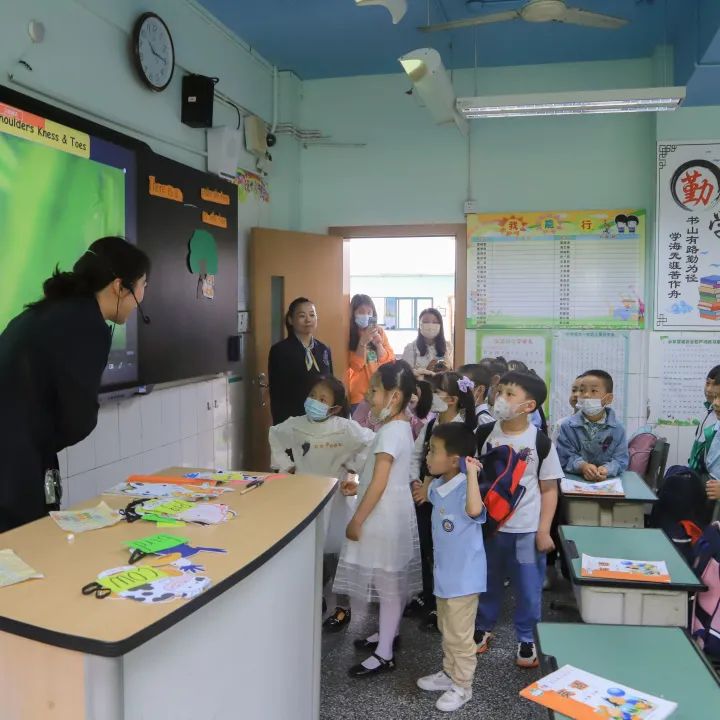 “我和南小零距离”一一记2022春南湖小学幼小衔接主题活动