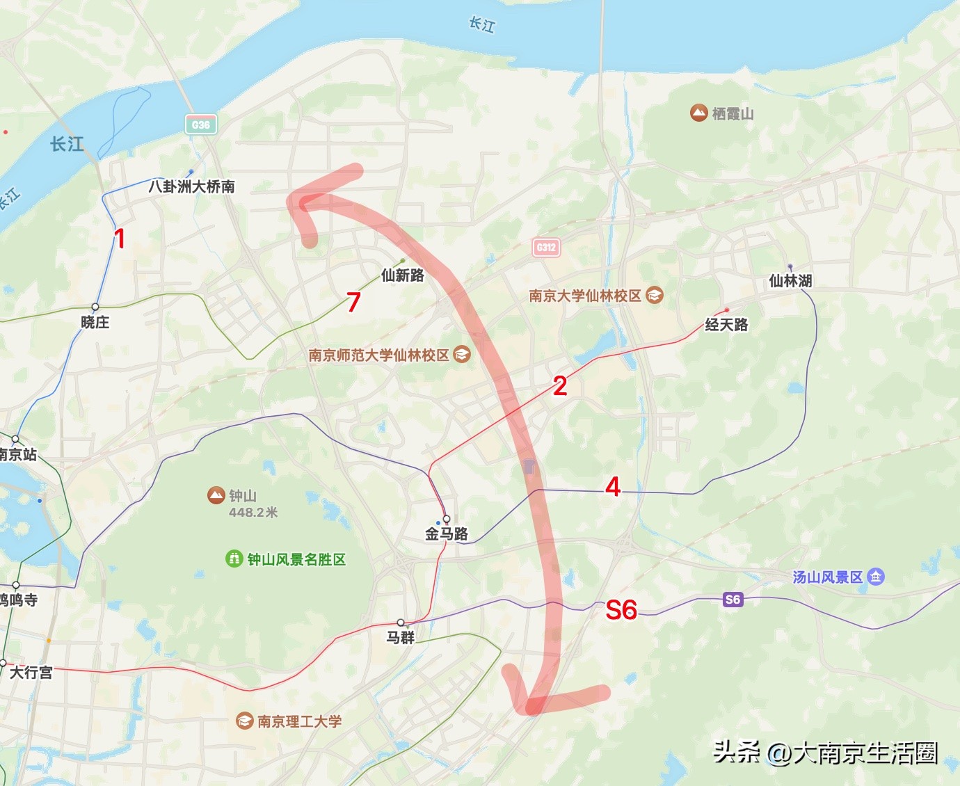 南京8号线(双地铁同时通车，南京城北赢麻了！)