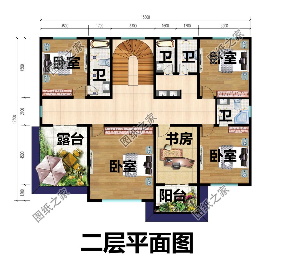 二层欧式农村自建房设计，外观造型唯美浪漫，白墙砖增添温馨感