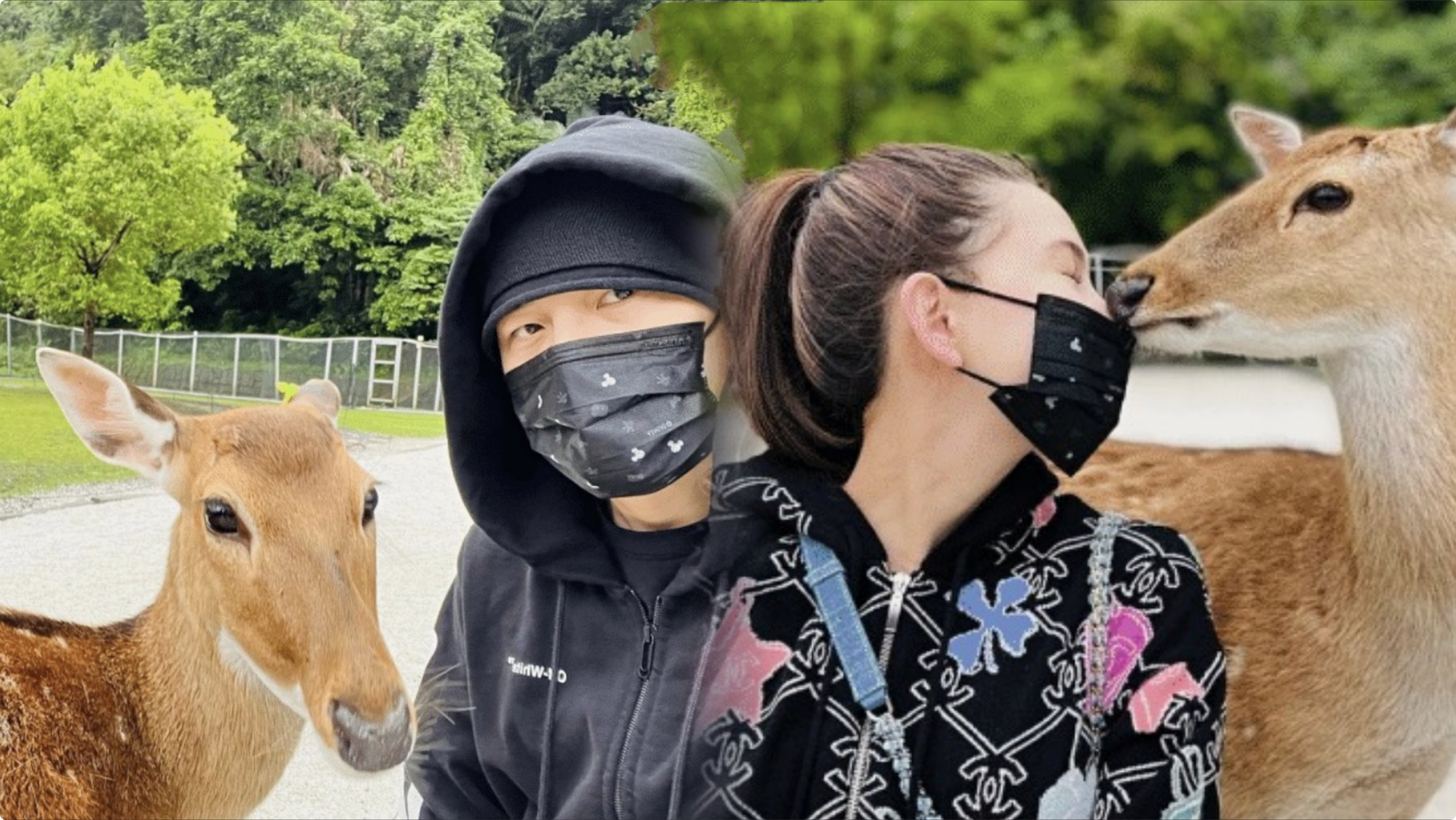 昆凌官宣三胎是女儿，与周杰伦开心戳气球，一双儿女站跟前很乖巧