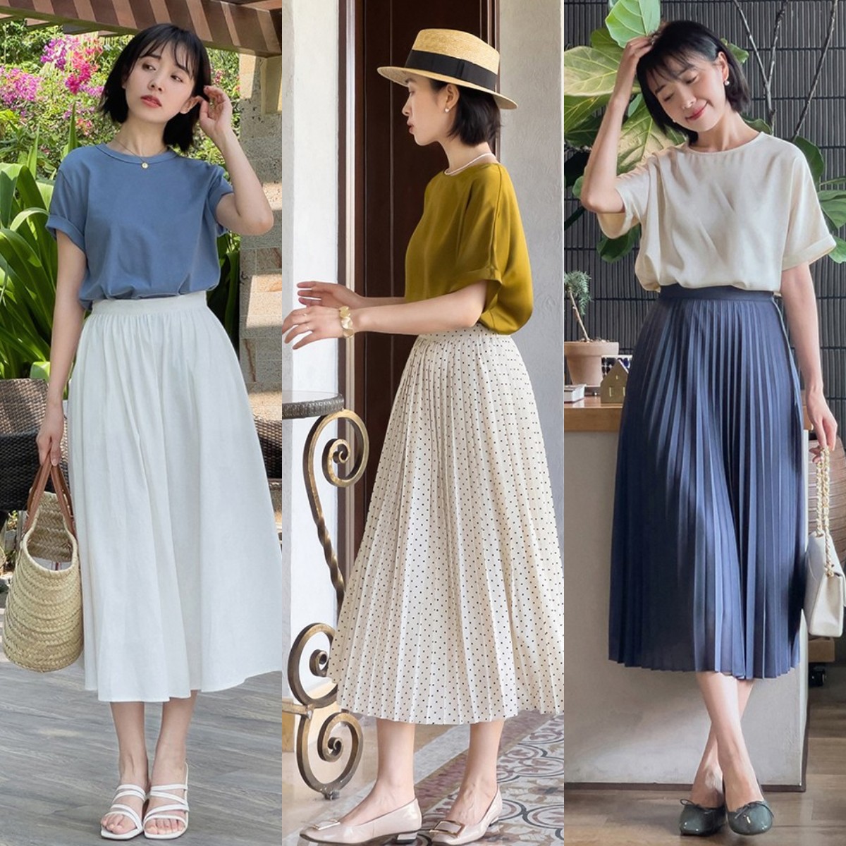 40岁的女人，夏天穿什么“T恤”更有范？这4个挑选思路，值得学习