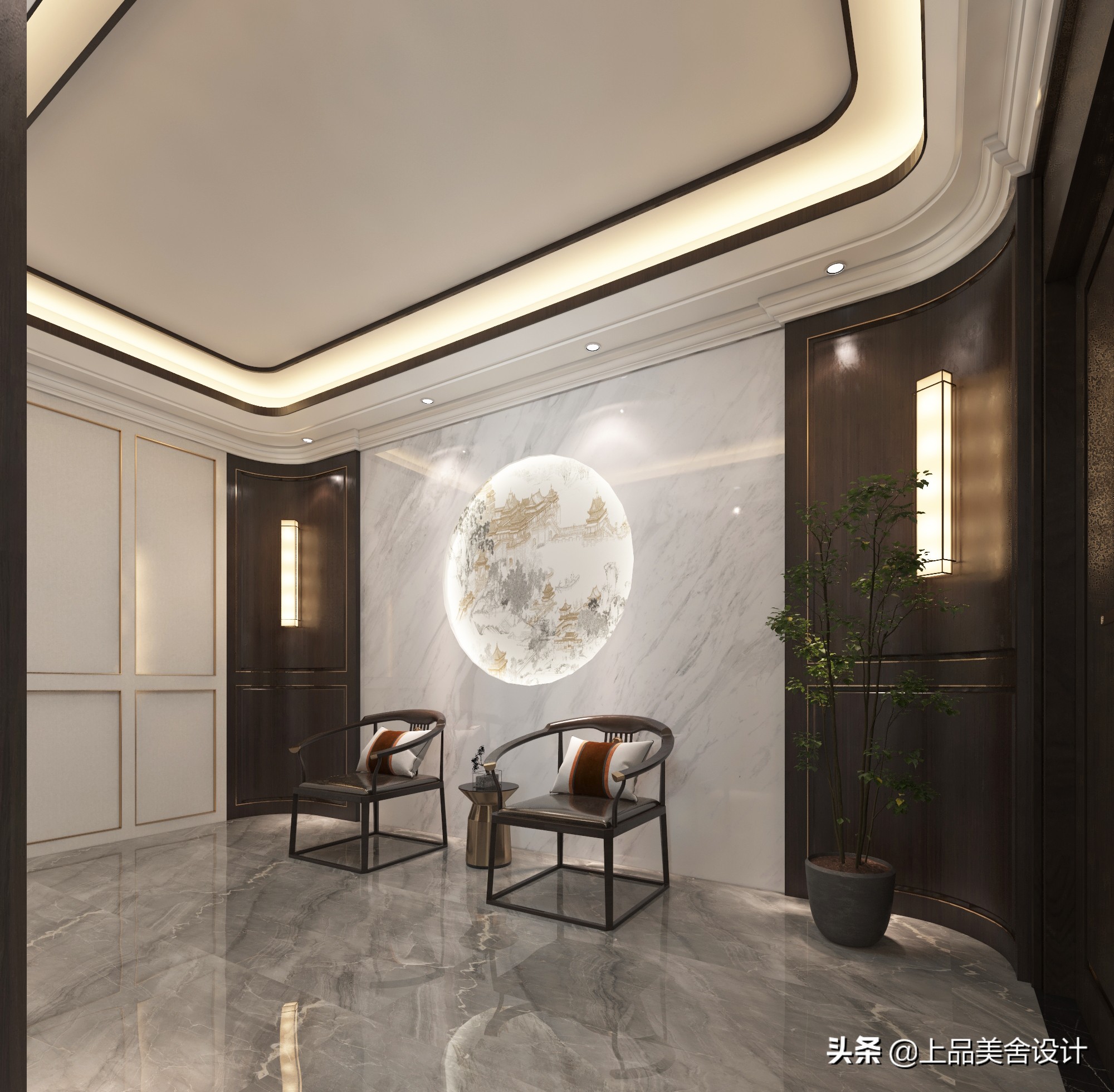湖南老乡建400㎡中式别墅，不交停车费物业费，效果出来还霸气