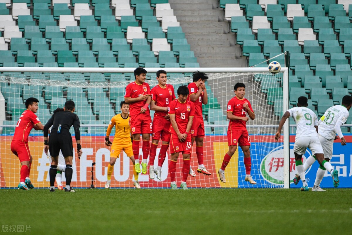 U20亚洲杯-门将屡救险，木塔力甫传射徐彬建功，中国2-0复仇沙特