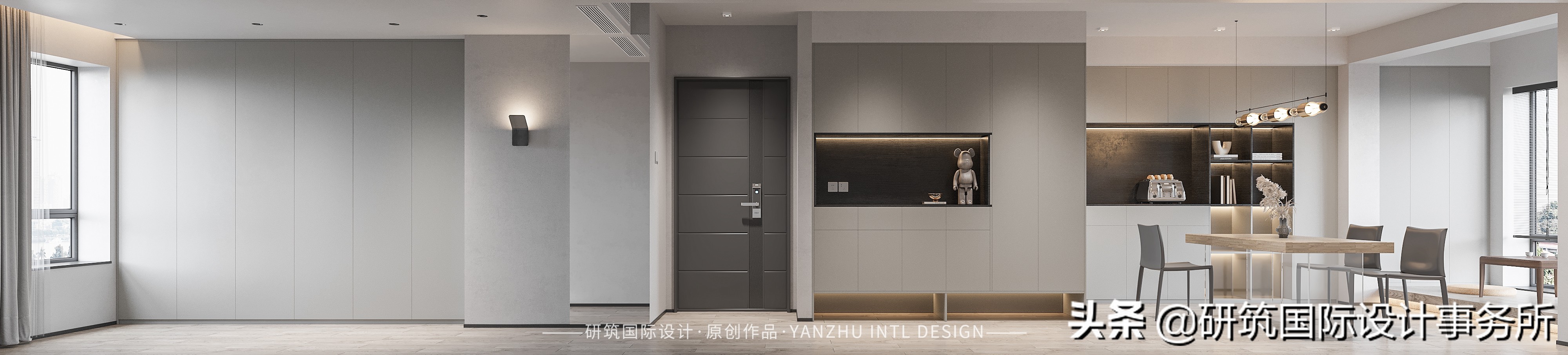 親子宅設計88㎡現代簡約風 |儲物空間充足｜南北通透的空間｜多處可自由辦公