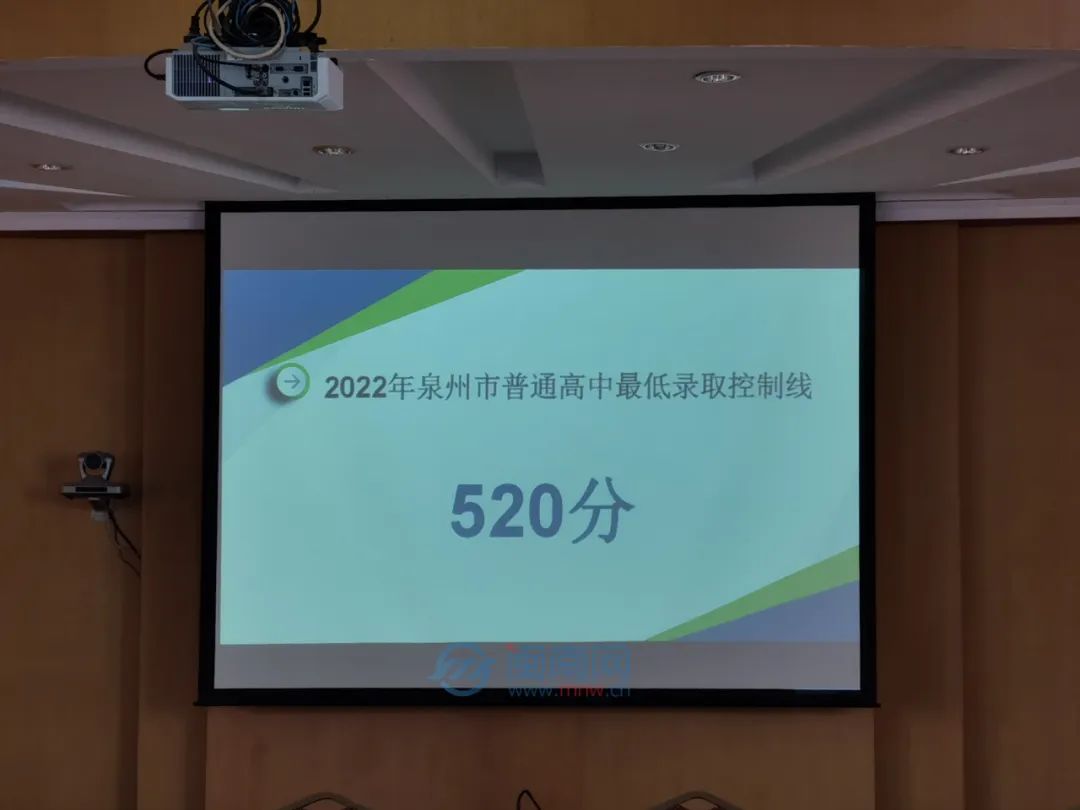 2022泉州市区中考切线出炉！五中统招751.5分