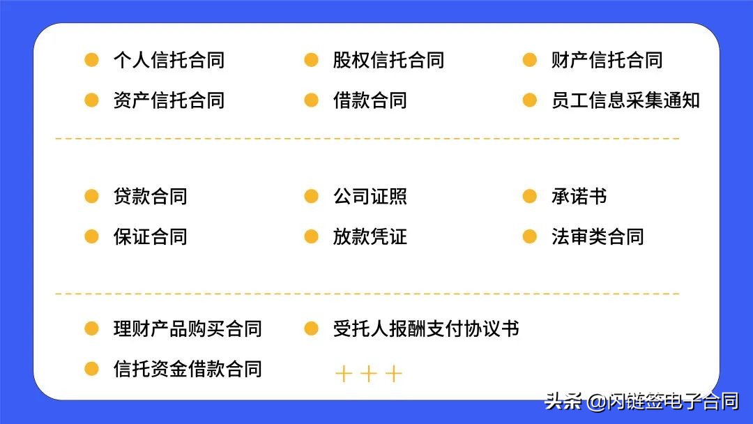 信托行业签约解决方案｜电子合同如何实现风险管控和效率的统一？