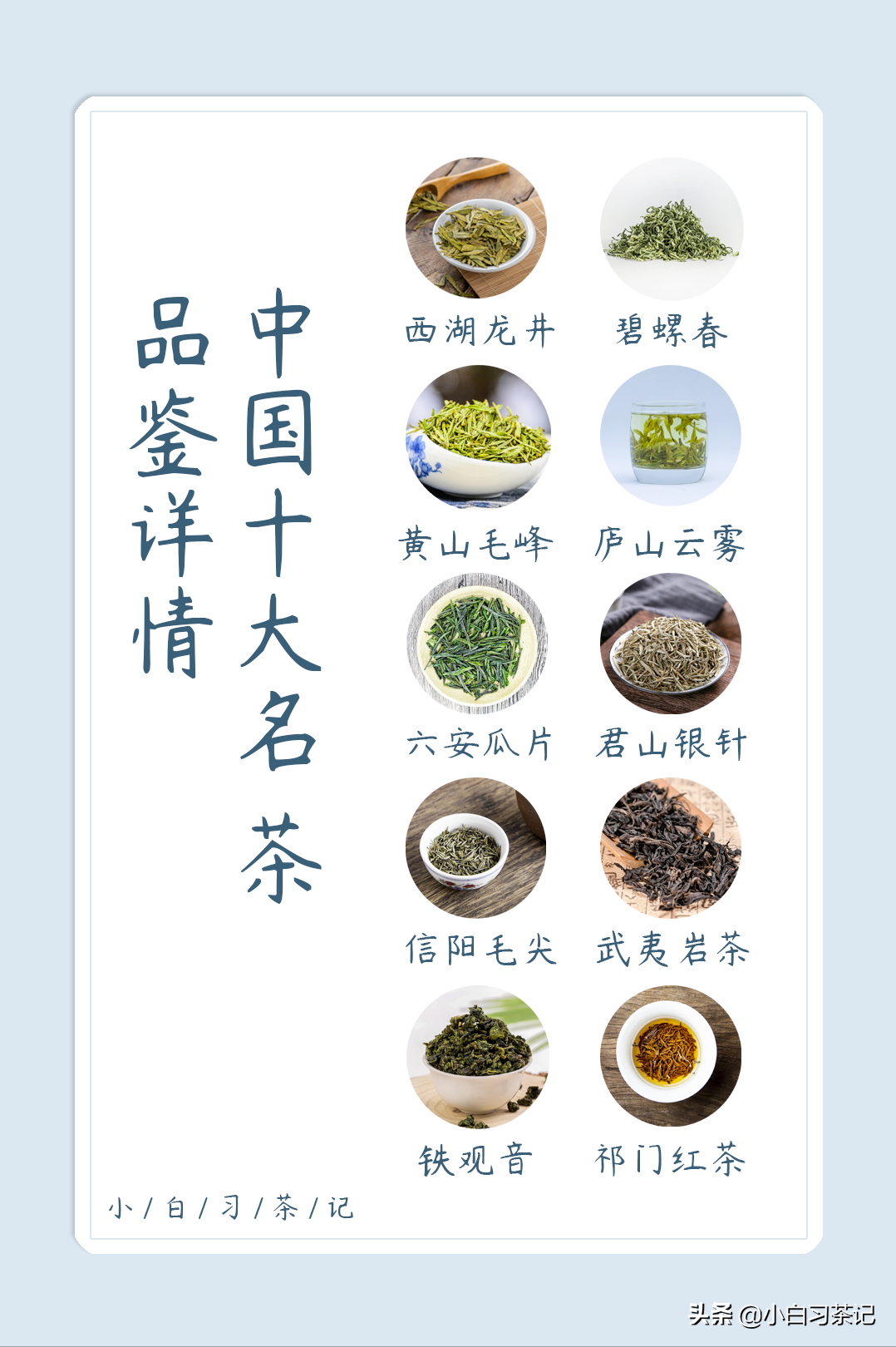 中國(guó)十大名茶及其沖泡方法