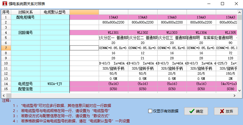 鹏业安装算量软件识别电气系统图(表格式)