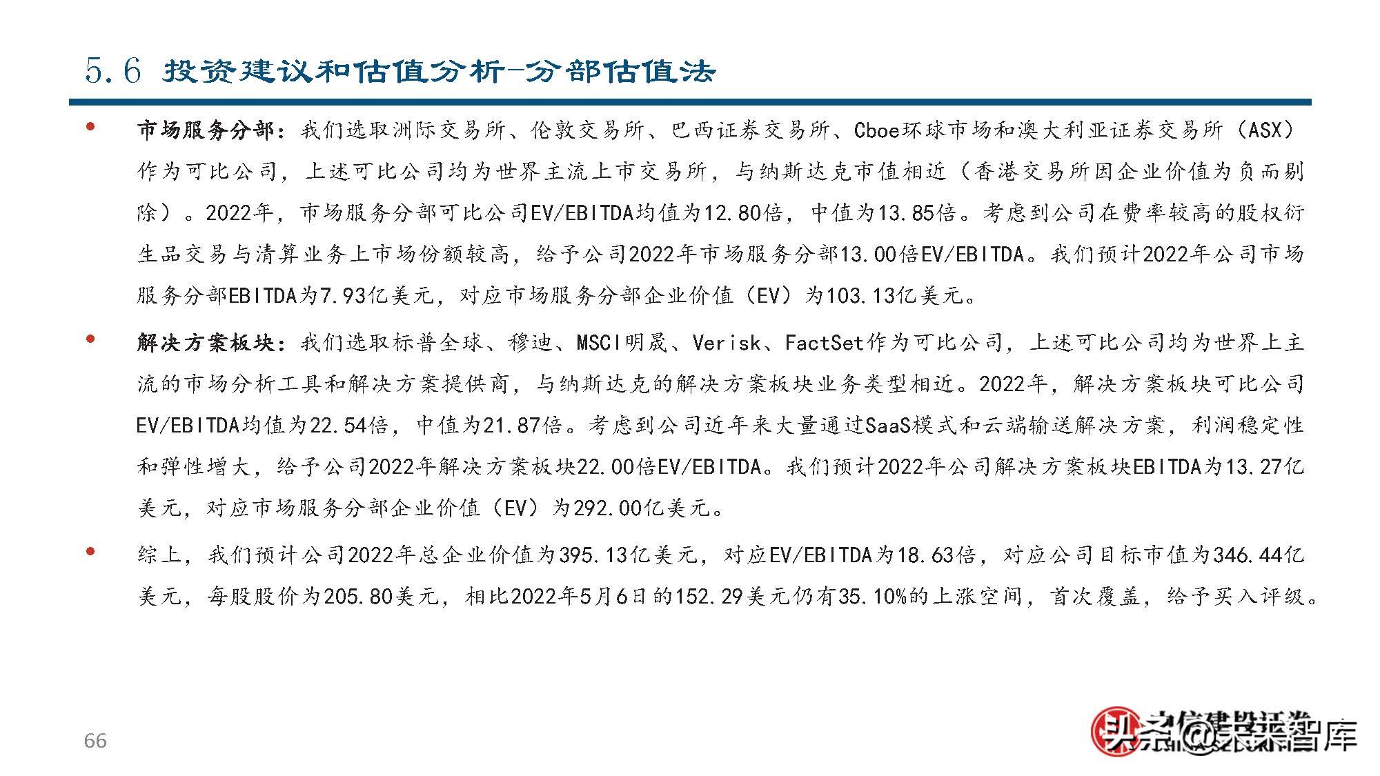 纳斯达克公司研究：世界领先的交易所集团和市场技术提供商